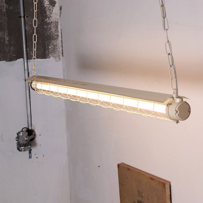Ultra Mariner Pendant Light - Nautical Industrial Metal Cage Linear LED Light | Kitchen Island & Bar Pendant
