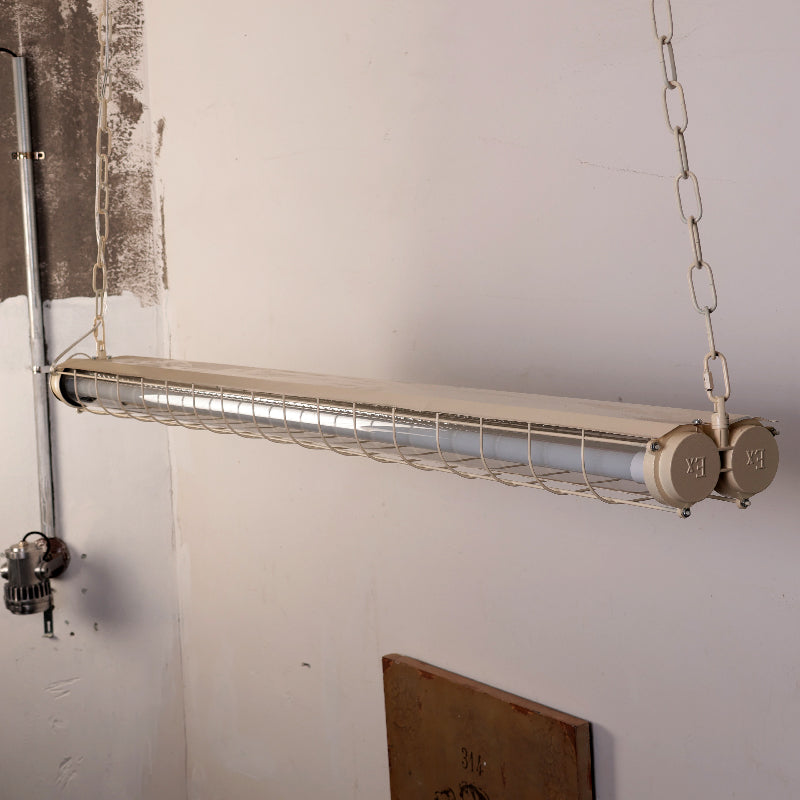 Ultra Mariner Pendant Light - Nautical Industrial Metal Cage Linear LED Light | Kitchen Island & Bar Pendant