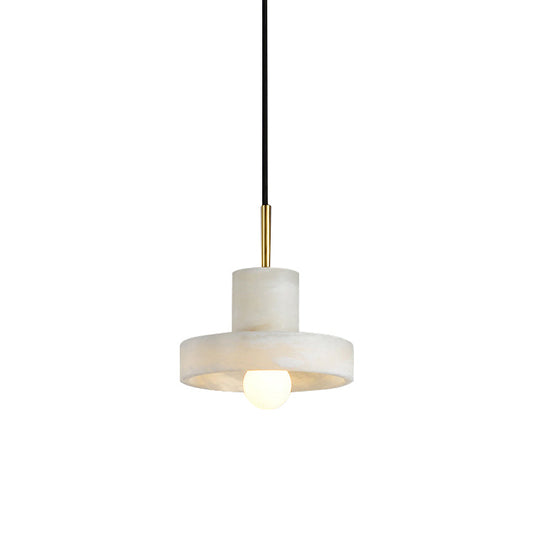 Universo ST Alabaster Pendant Lamp - Natural Spanish Stone & Brass Pendant | Cozy Mineral Ambient Lighting