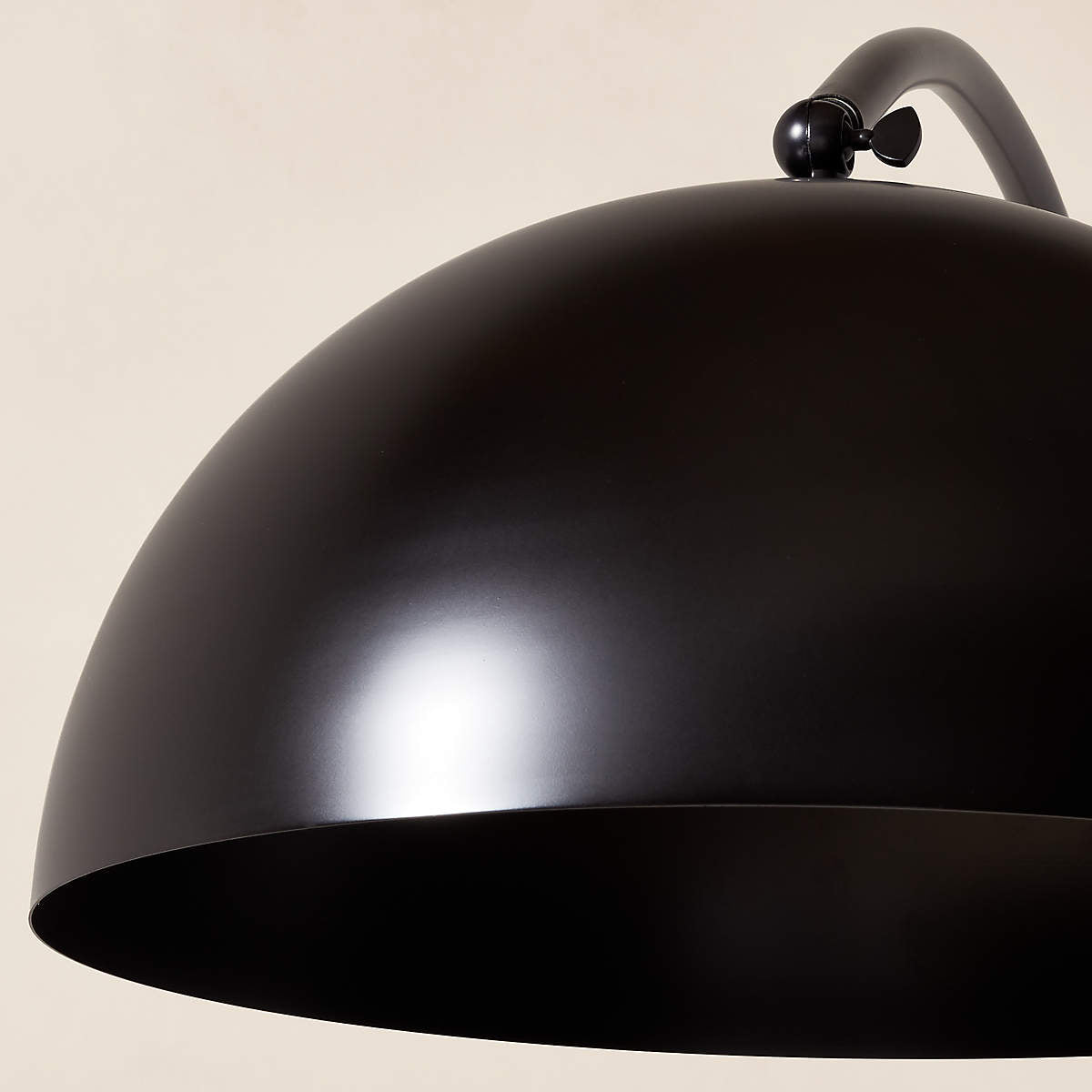 Venus Marble Floor Lamp - Modern Italian Postmodern Metal & Stone Light | Sculptural Arched Reading Light