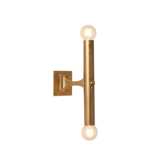 Vesper Wall Lamp - Solid Recycled Brass Wall Sconce | Sustainable Minimalist Architectural Light