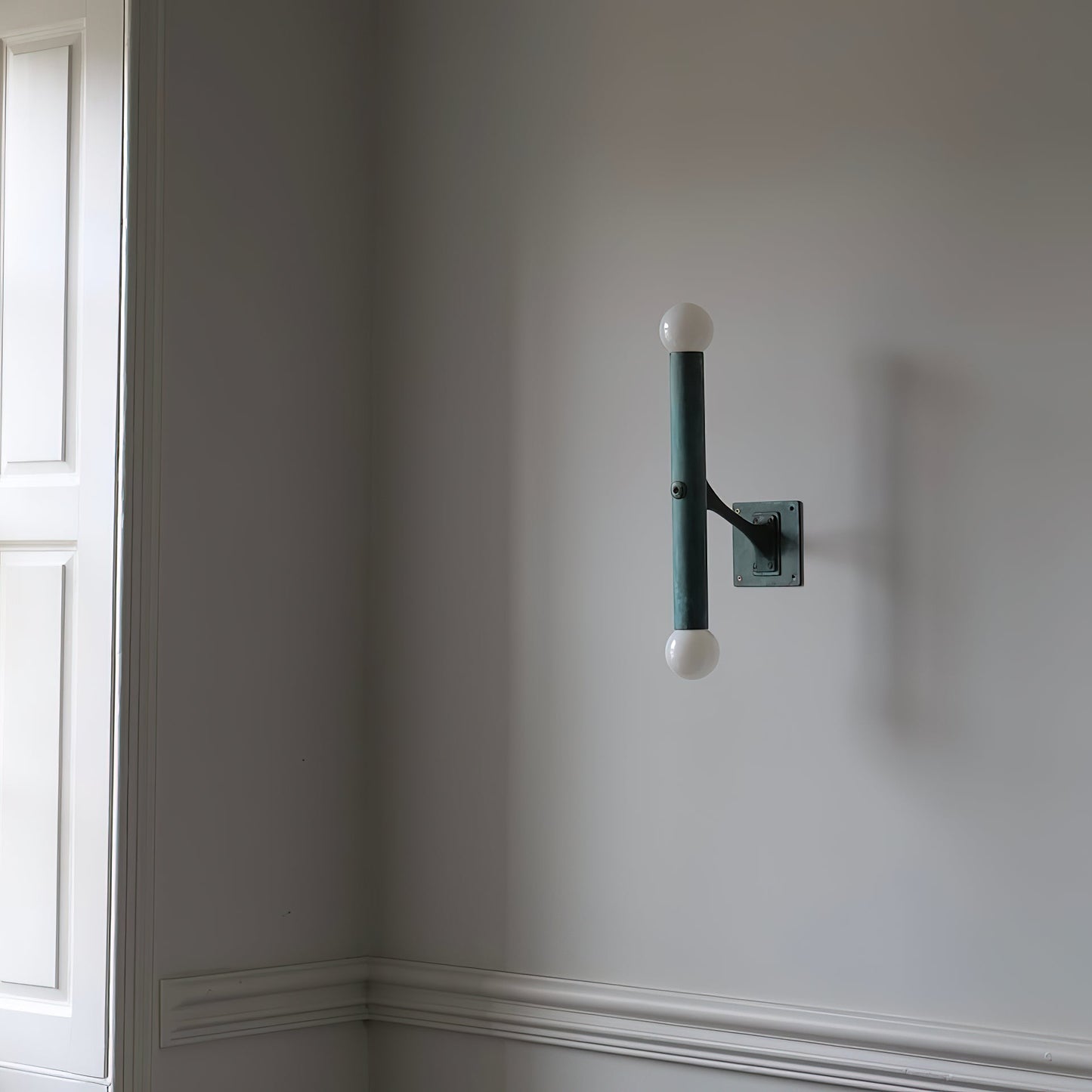 Vesper Wall Lamp - Solid Recycled Brass Wall Sconce | Sustainable Minimalist Architectural Light
