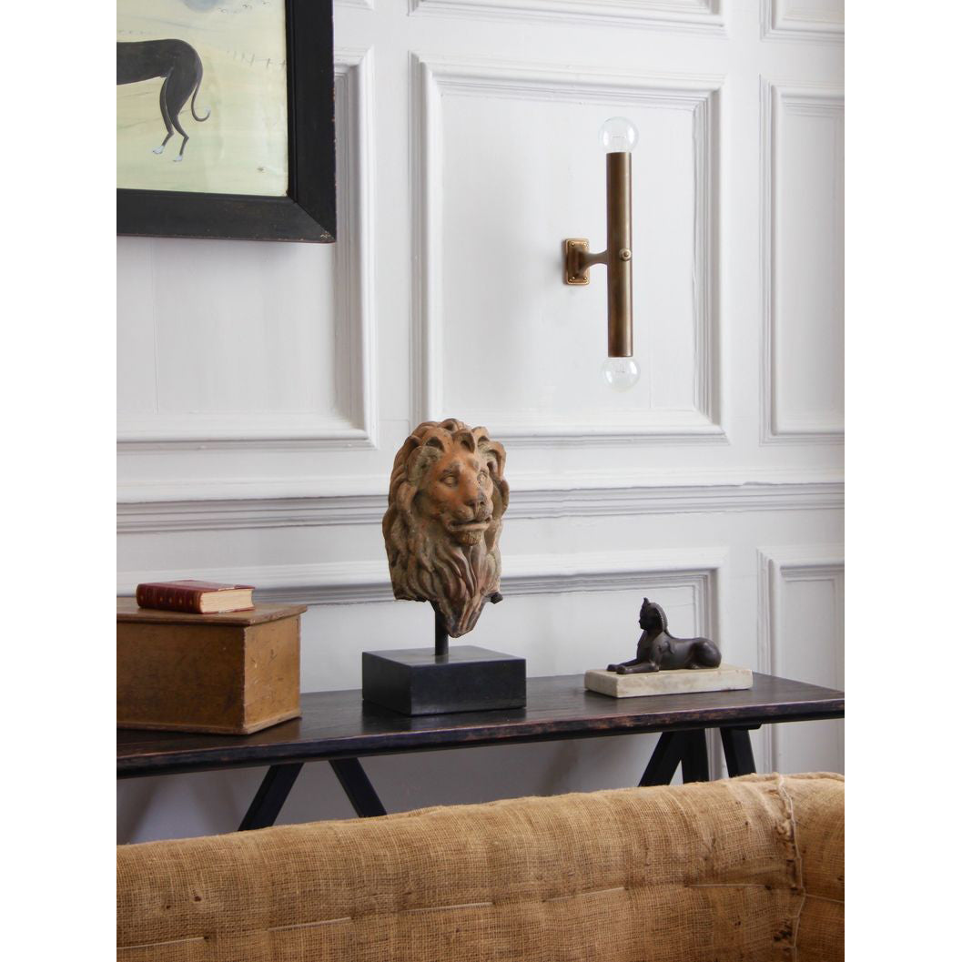 Vesper Wall Lamp - Solid Recycled Brass Wall Sconce | Sustainable Minimalist Architectural Light