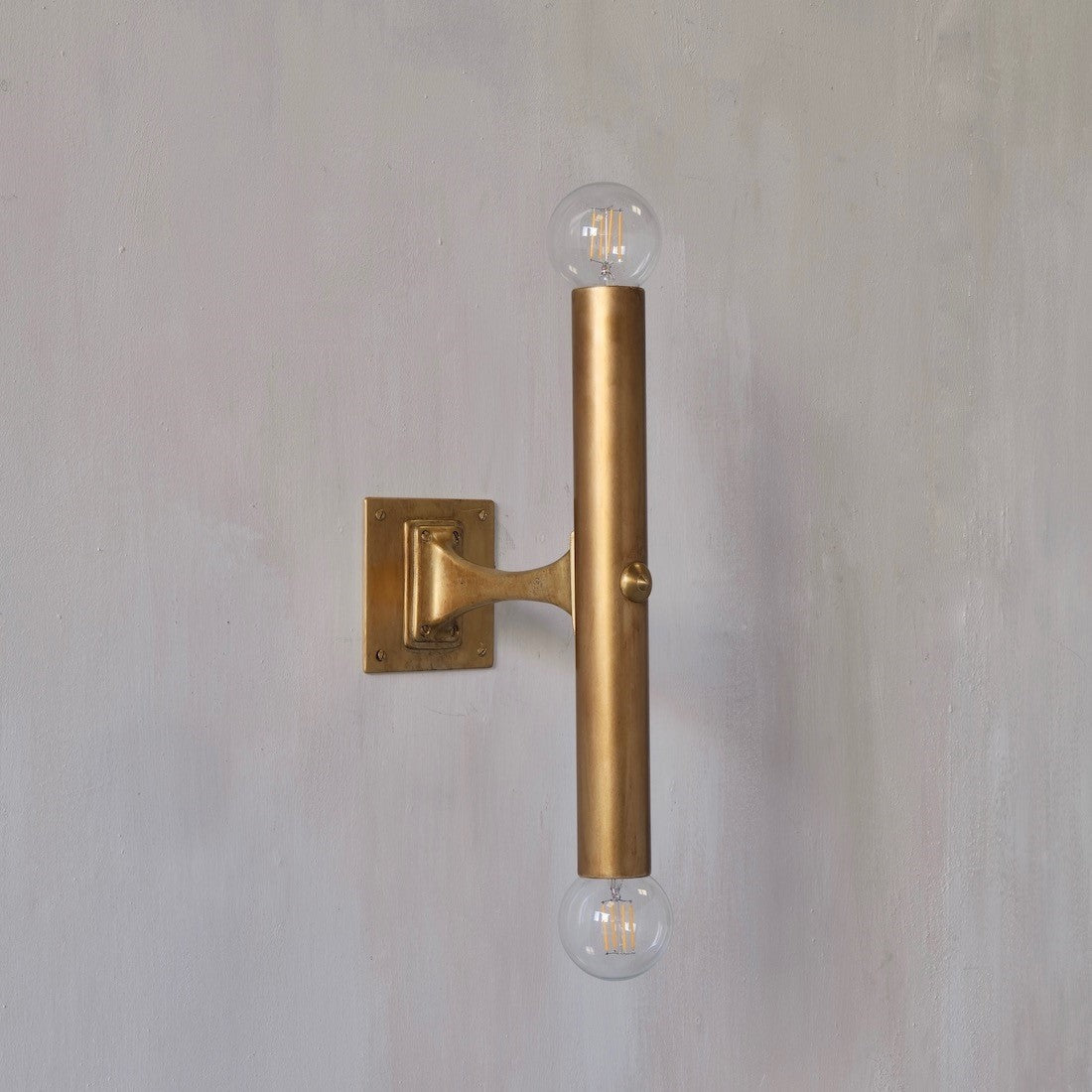 Vesper Wall Lamp - Solid Recycled Brass Wall Sconce | Sustainable Minimalist Architectural Light