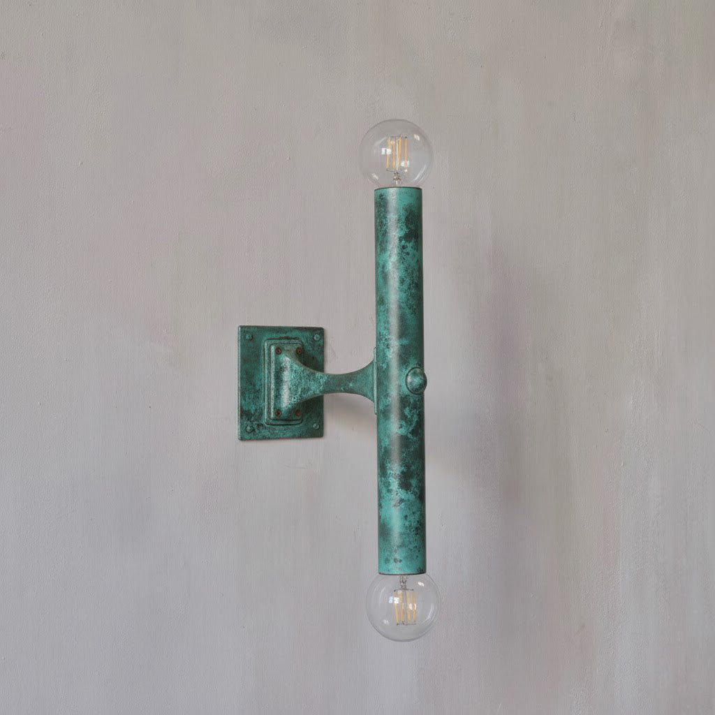 Vesper Wall Lamp - Solid Recycled Brass Wall Sconce | Sustainable Minimalist Architectural Light