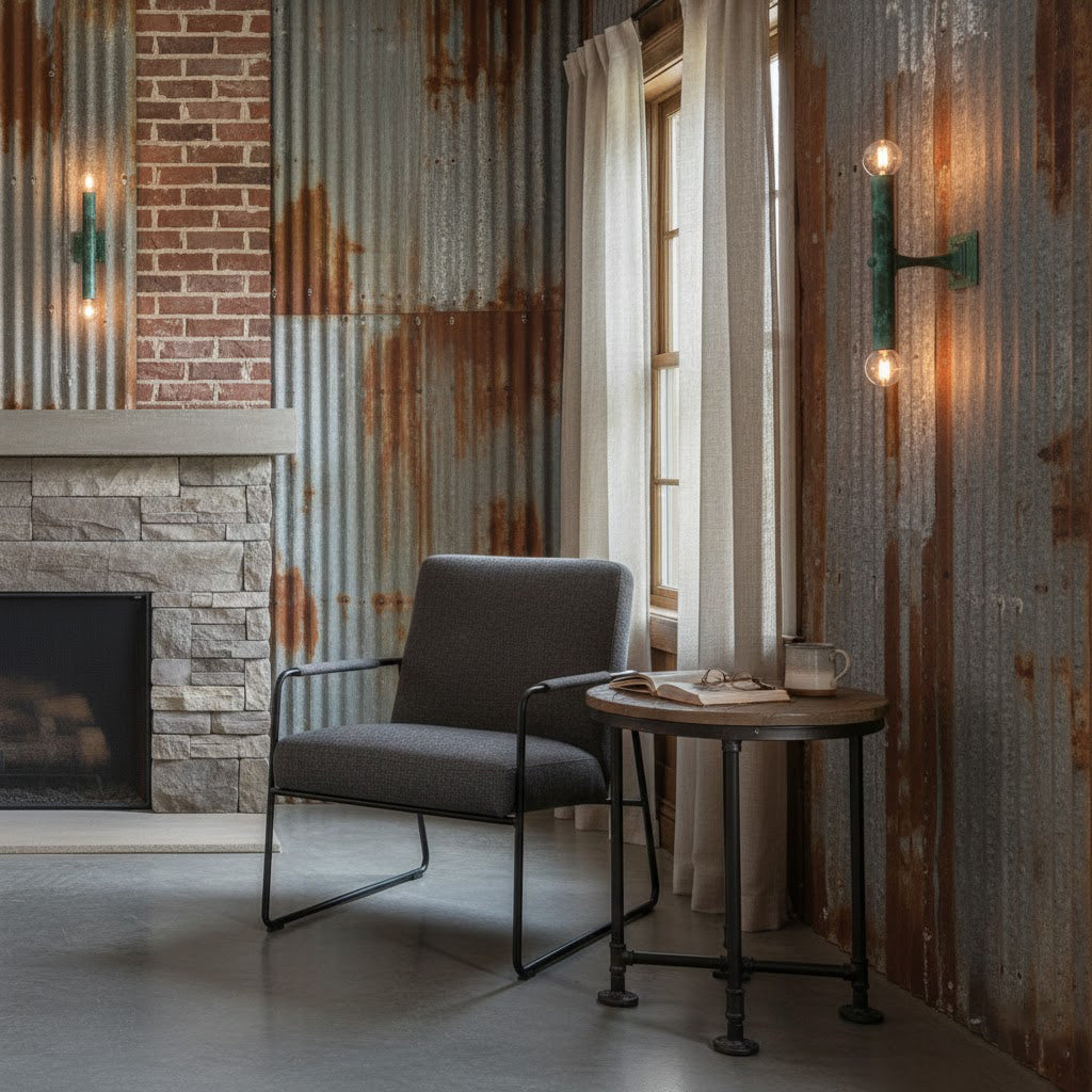 Vesper Wall Lamp - Solid Recycled Brass Wall Sconce | Sustainable Minimalist Architectural Light