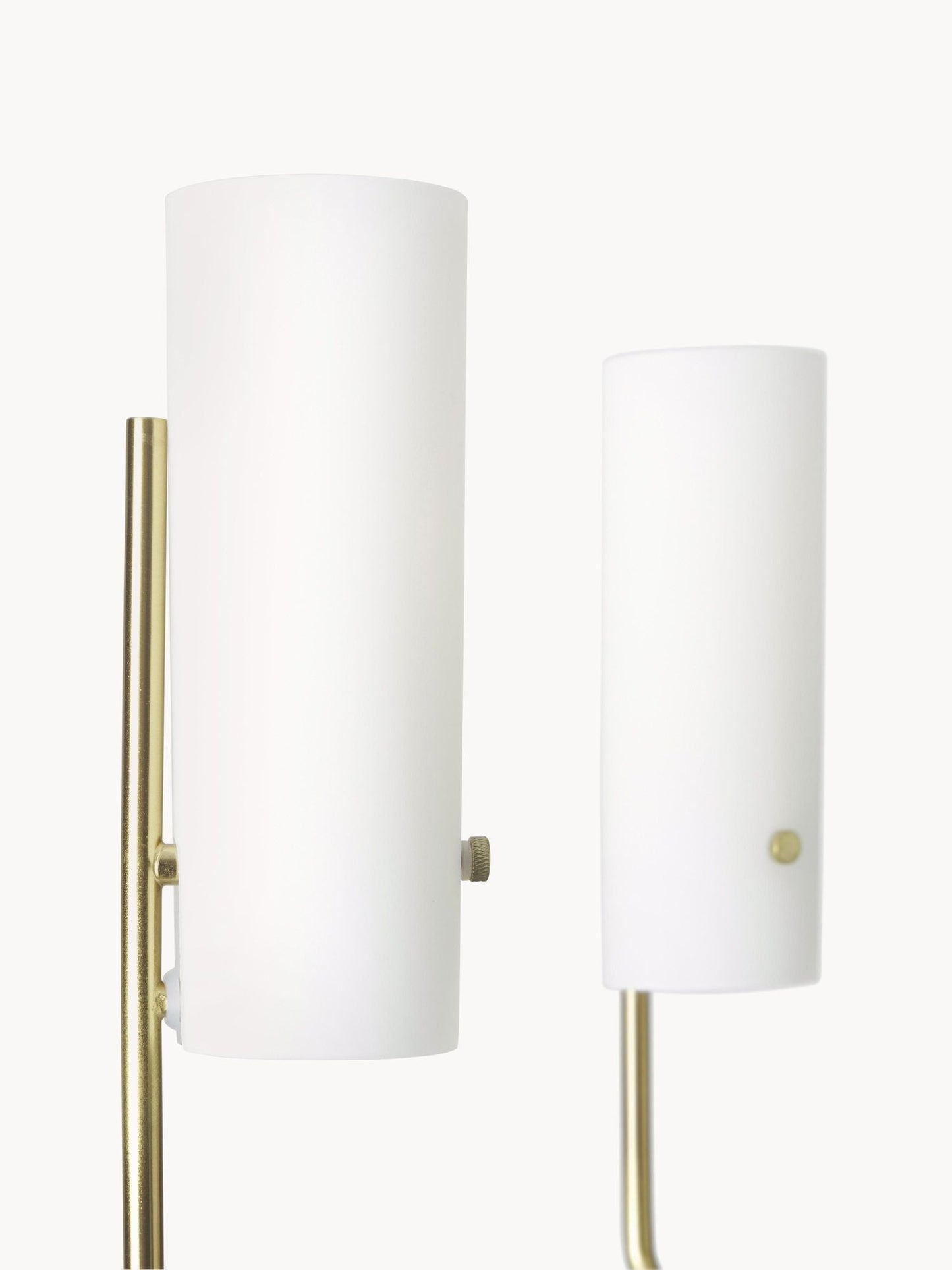 Vivian Glass Chandelier - Sleek Modern Round Brass & Glass Pendant Light | 6-Light Contemporary Sconce