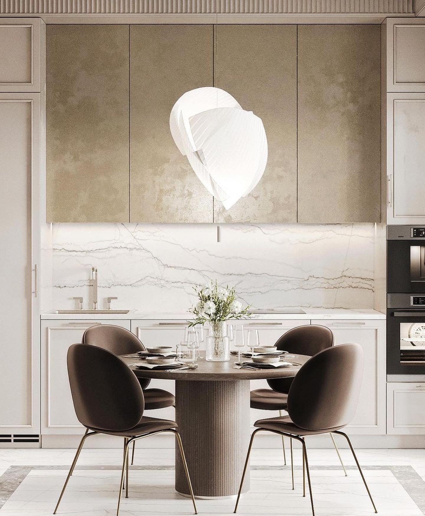 Voiles Pendant Lamp - Sculptural Asymmetric Sail Hanging Light | Japandi PE Fabric Chandelier