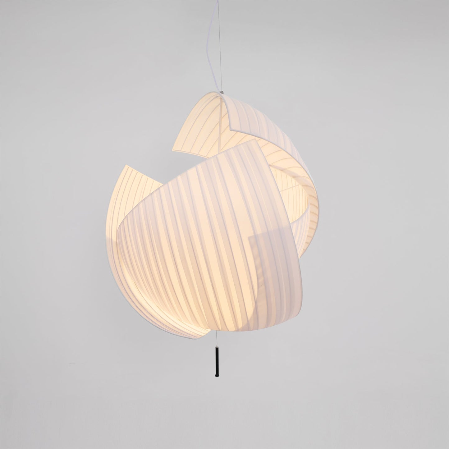 Voiles Pendant Lamp - Sculptural Asymmetric Sail Hanging Light | Japandi PE Fabric Chandelier