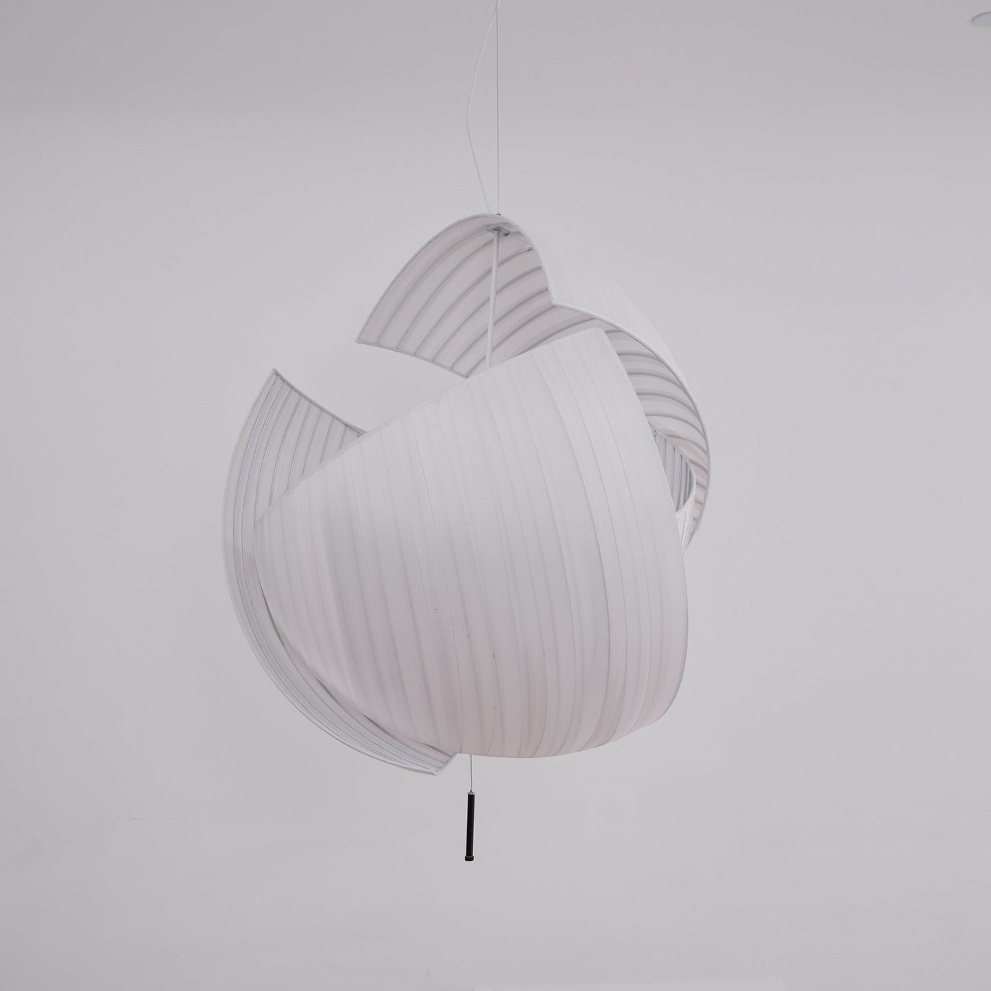 Voiles Pendant Lamp - Sculptural Asymmetric Sail Hanging Light | Japandi PE Fabric Chandelier