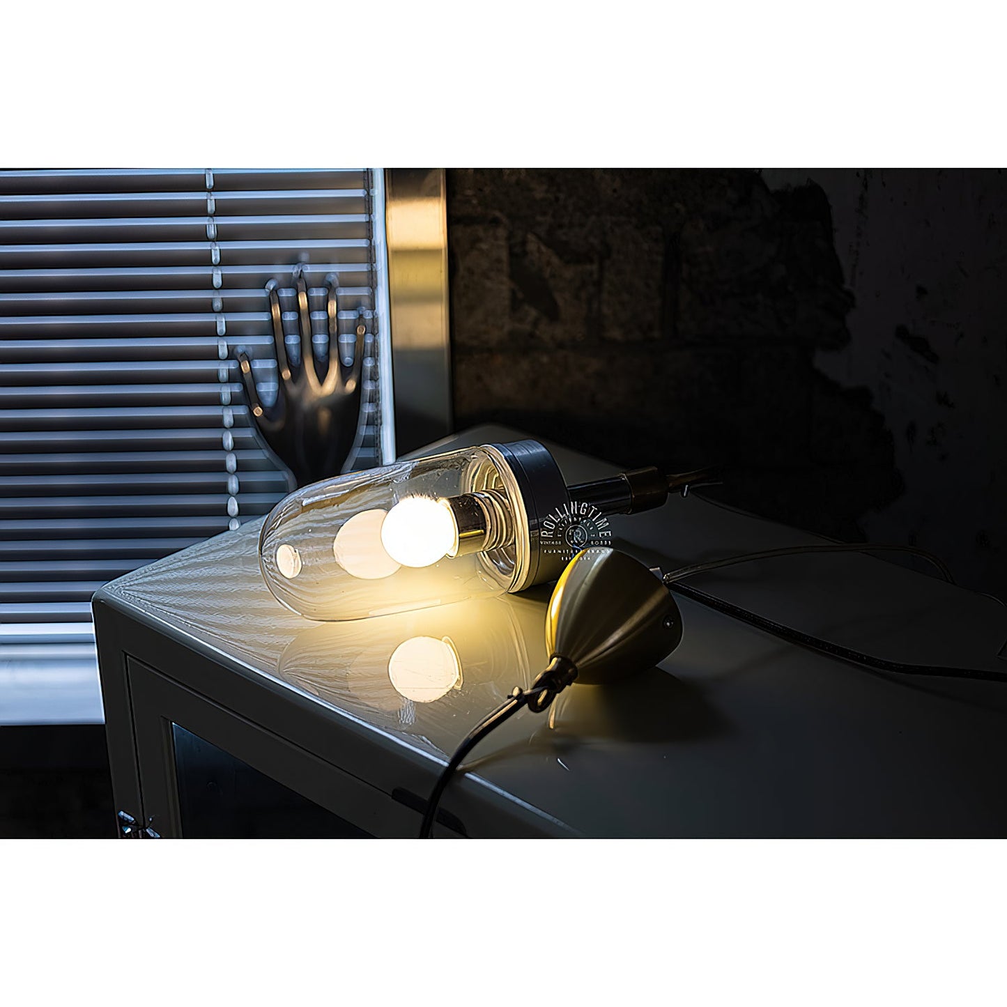 Well Glass Pendant Lamp - Industrial Cylindrical Capsule Hanging Light | Modern Minimalist Kitchen Island Pendant | E26 E27