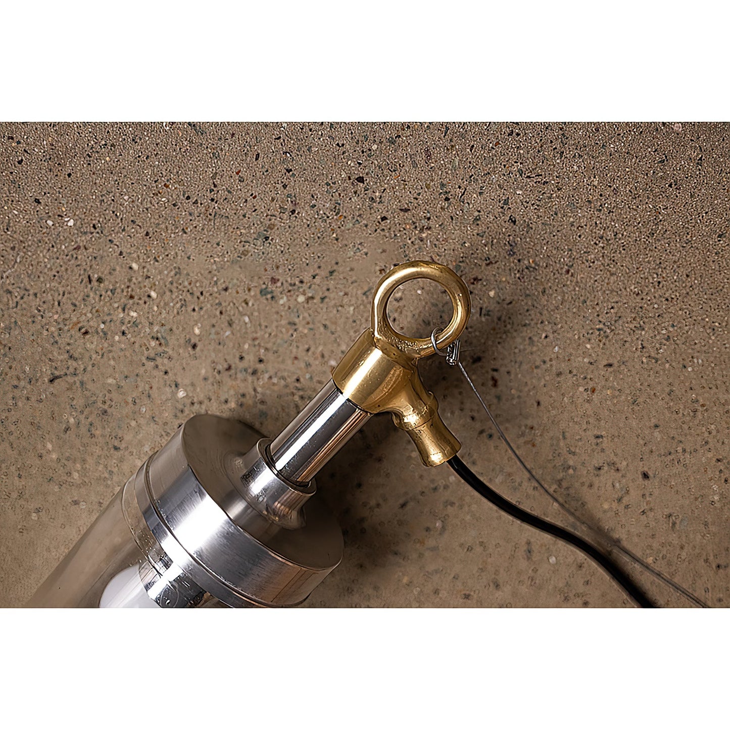 Well Glass Pendant Lamp - Industrial Cylindrical Capsule Hanging Light | Modern Minimalist Kitchen Island Pendant | E26 E27