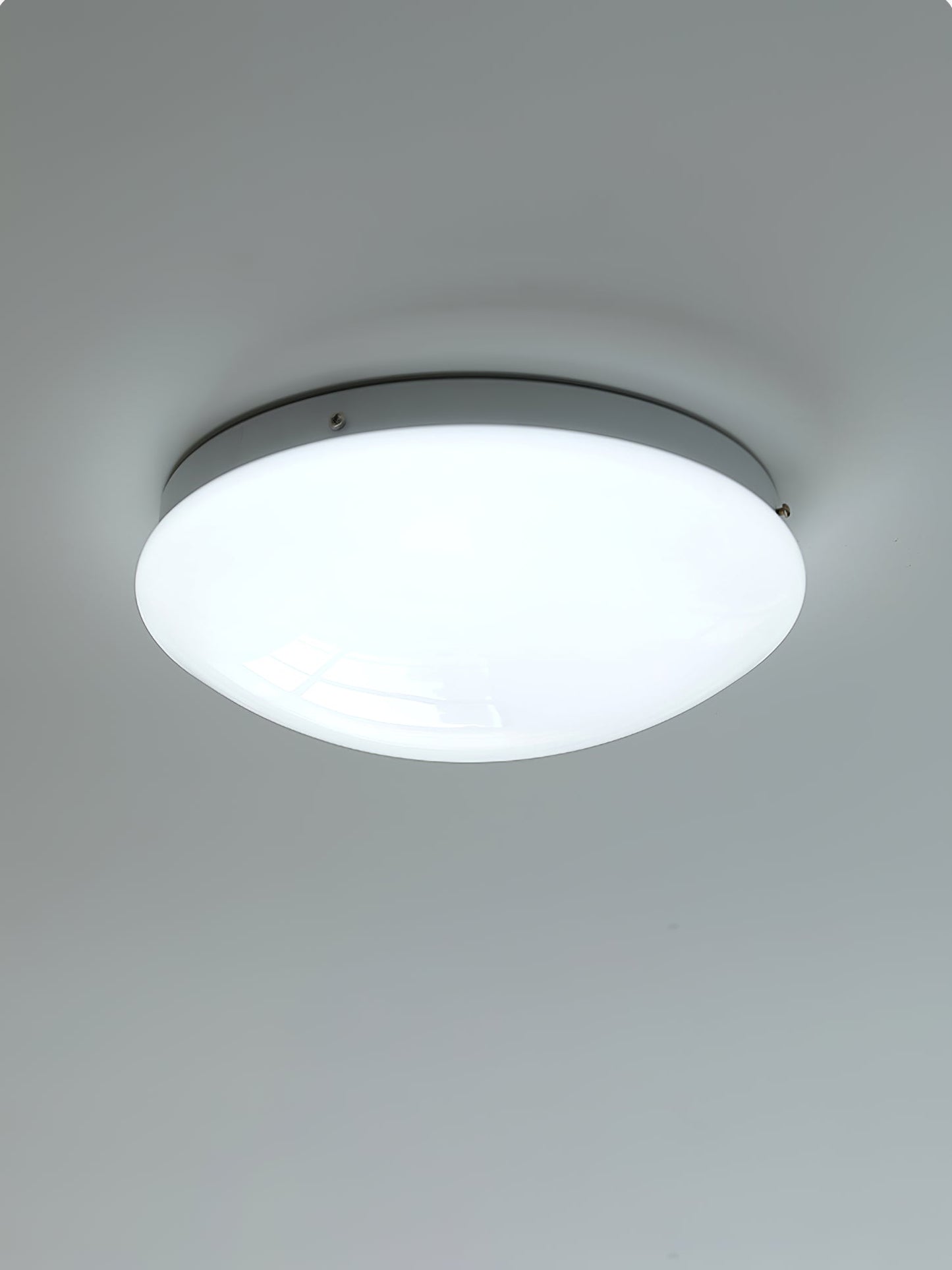Wickes Flush Ceiling Light - Modern Glass & Iron LED Fixture | Luxurious 13" Low-Profile Ceiling Lamp