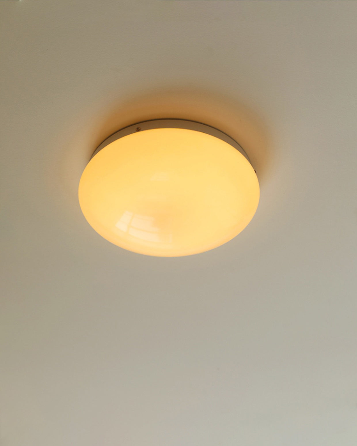 Wickes Flush Ceiling Light - Modern Glass & Iron LED Fixture | Luxurious 13" Low-Profile Ceiling Lamp