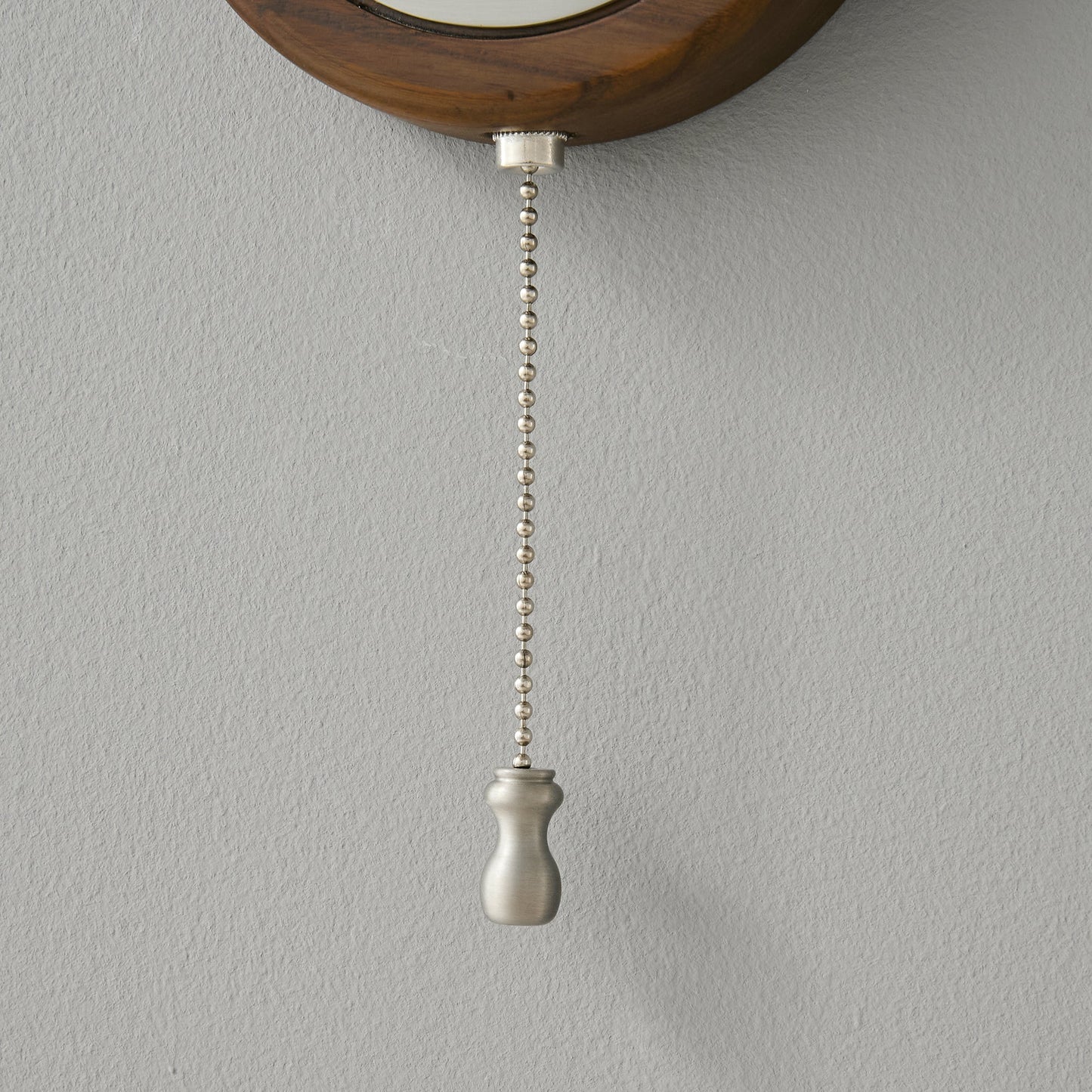 Workstead Signal Wall Lamp - Modern Solid Ash Wood Sconce | Hand-Finished Metal Shade Pull-Cord Light