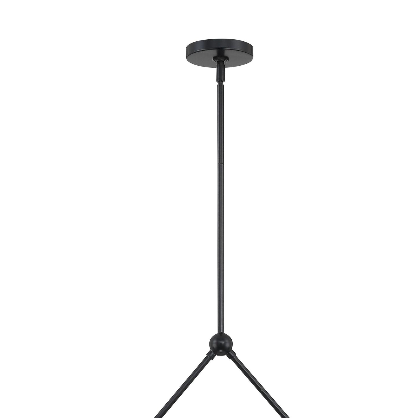 Xavier Linear Pendant Lamp - Modern 2-Light Fabric Shade Chandelier | Elegant 42" Brass Island Light