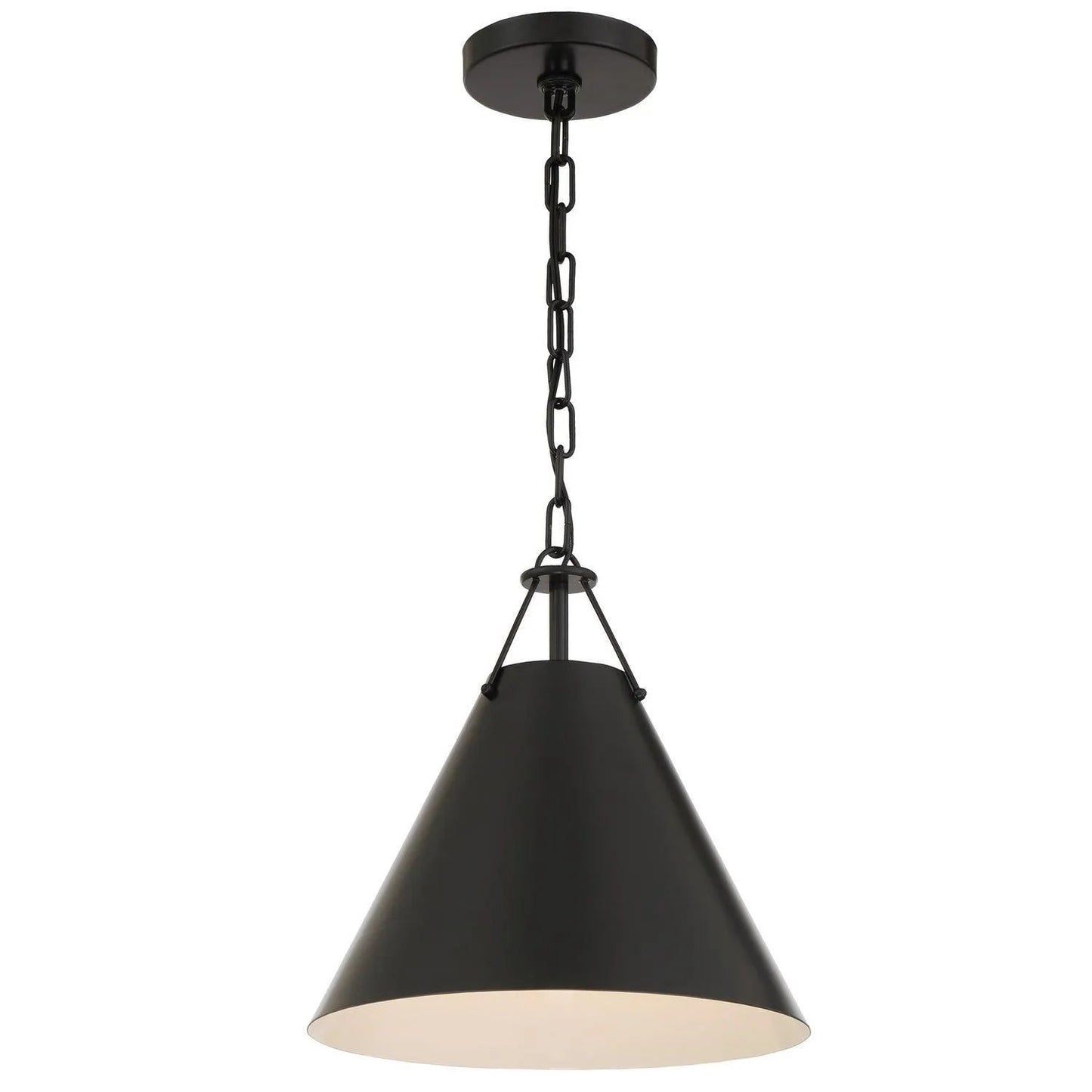 Xavier Pendant Lamp - Modern Conical Metal Chandelier | Minimalist Aluminum & Brass Pendant Light