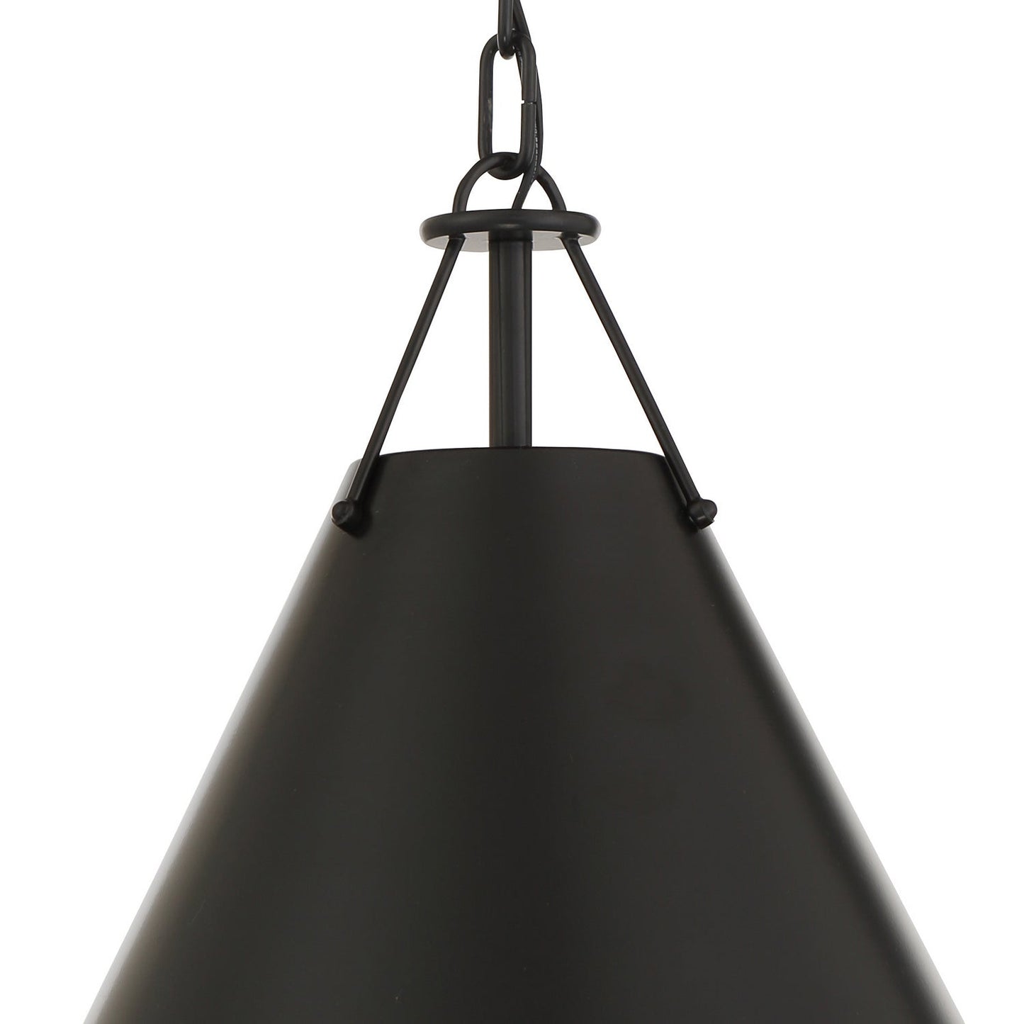 Xavier Pendant Lamp - Modern Conical Metal Chandelier | Minimalist Aluminum & Brass Pendant Light