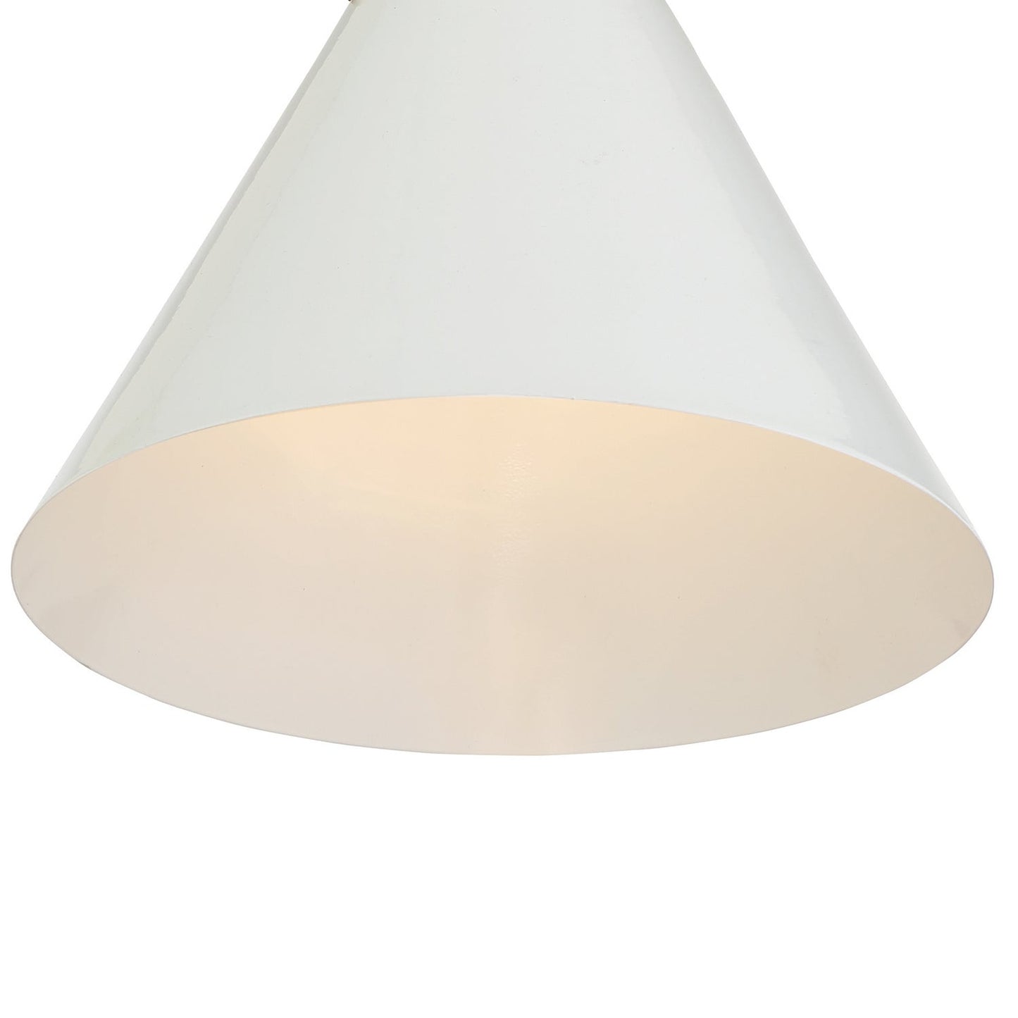 Xavier Pendant Lamp - Modern Conical Metal Chandelier | Minimalist Aluminum & Brass Pendant Light