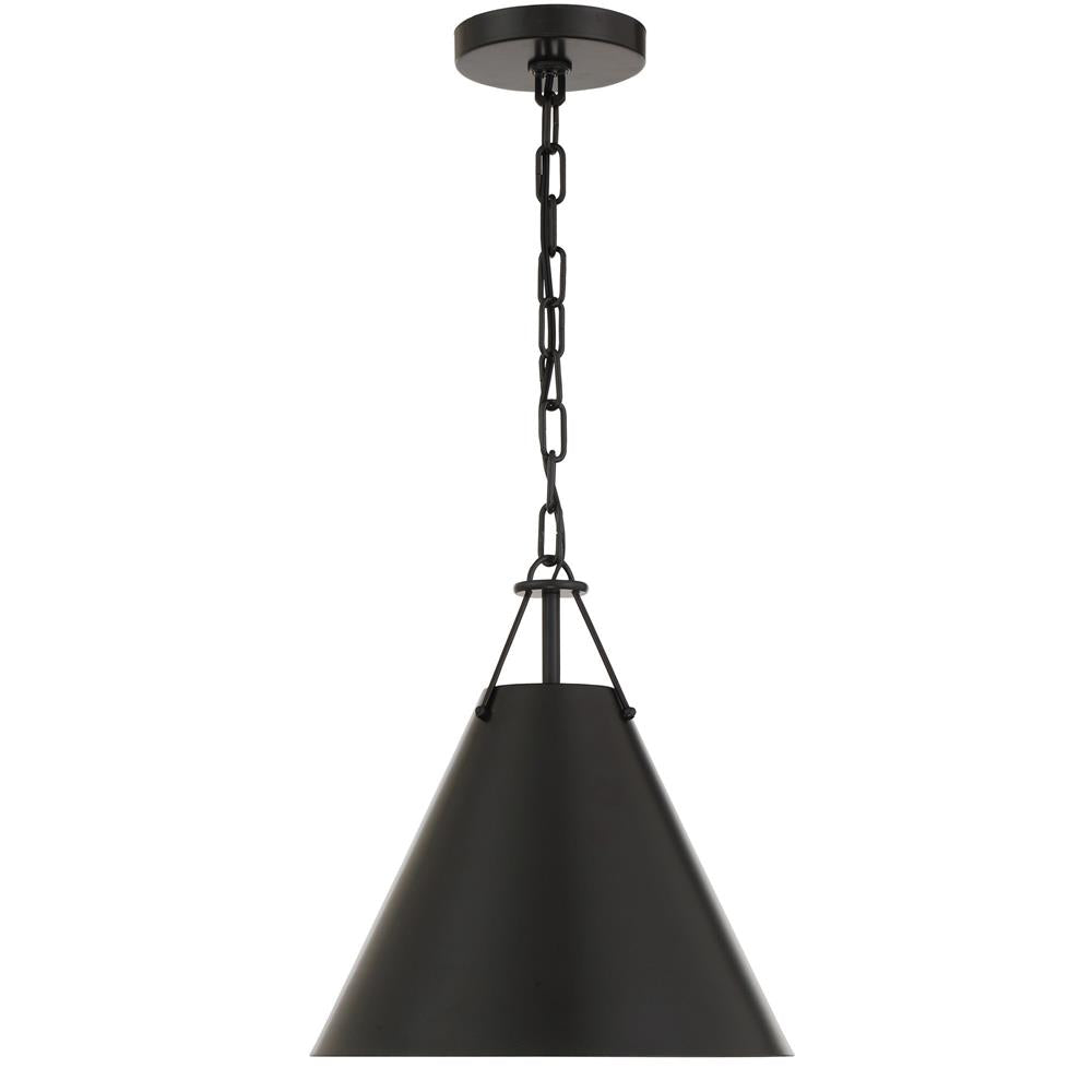Xavier Pendant Lamp - Modern Conical Metal Chandelier | Minimalist Aluminum & Brass Pendant Light