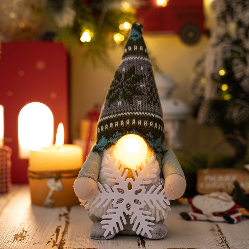 Xmas Plush Gift Light - Festive LED Christmas Doll | USB Rechargeable Holiday Decor & Plush Night Light