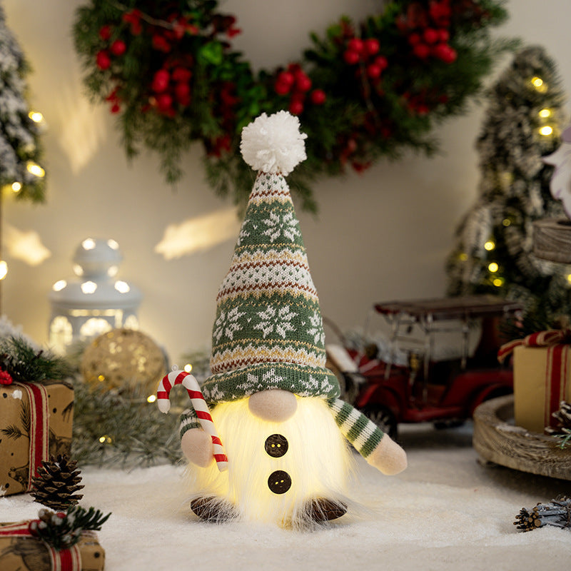 Xmas Plush Gift Light - Festive LED Christmas Doll | USB Rechargeable Holiday Decor & Plush Night Light