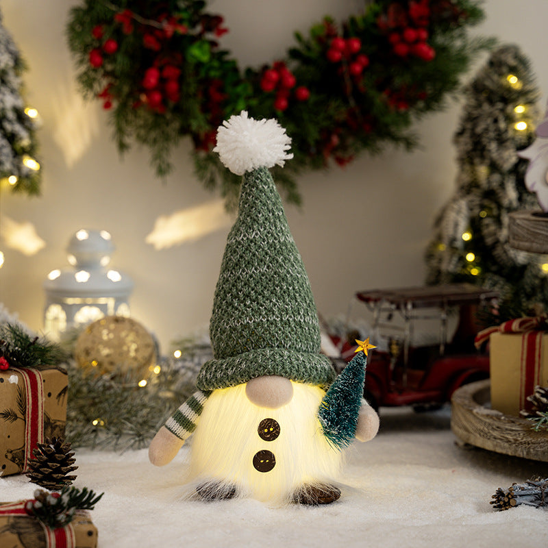 Xmas Plush Gift Light - Festive LED Christmas Doll | USB Rechargeable Holiday Decor & Plush Night Light