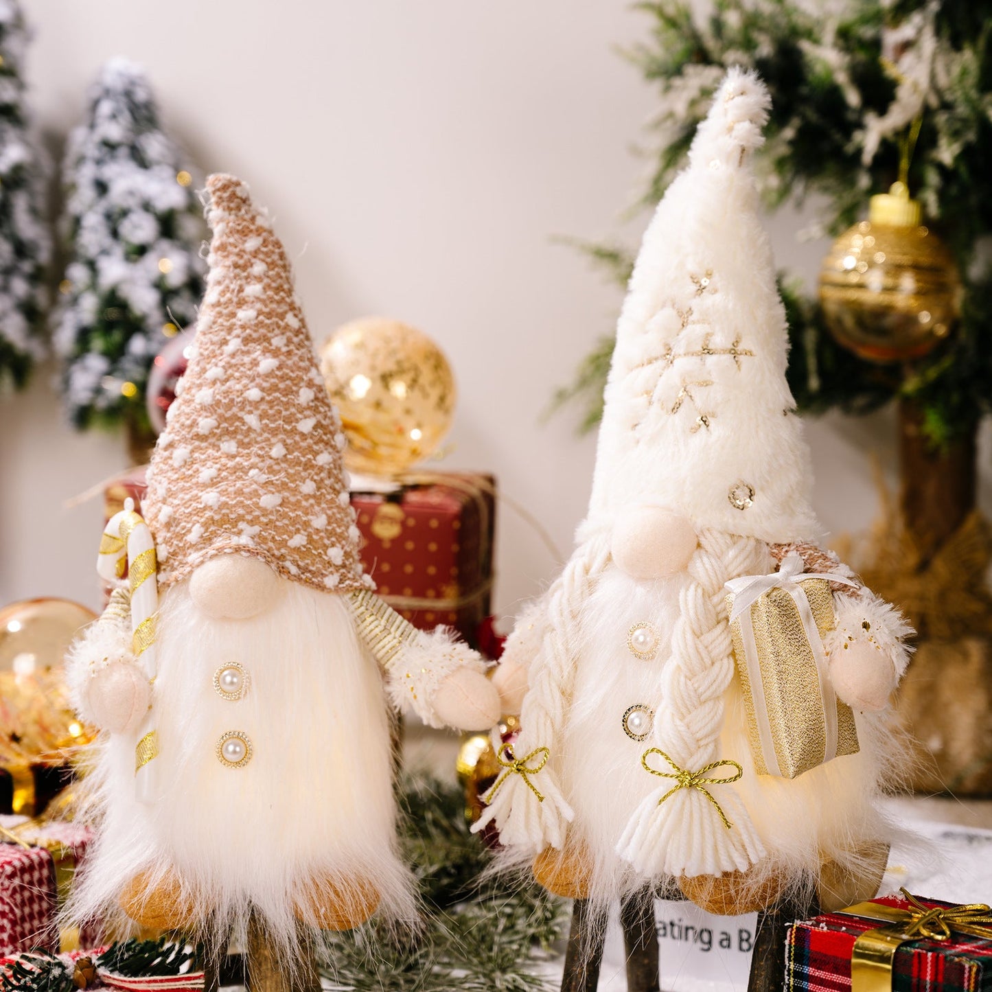 Xmas Plush Gift Light - Festive LED Christmas Doll | USB Rechargeable Holiday Decor & Plush Night Light