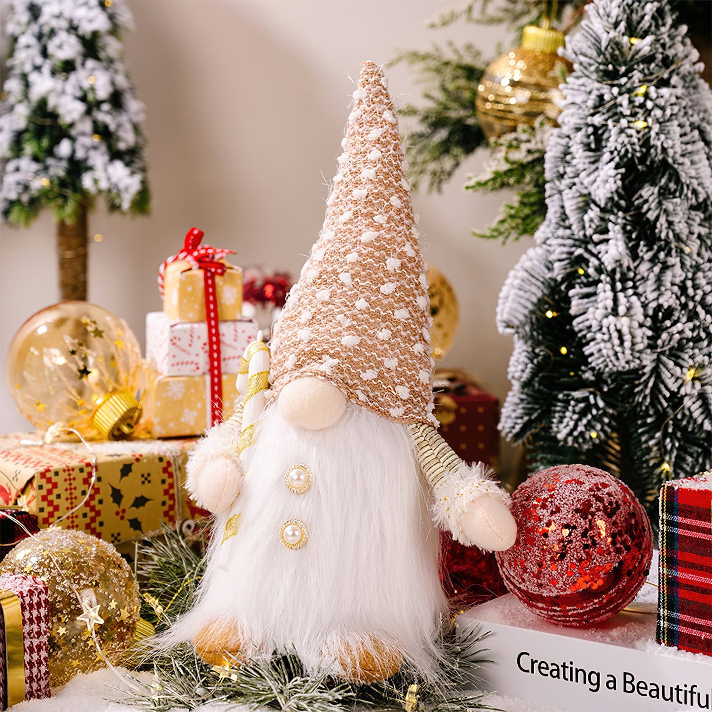 Xmas Plush Gift Light - Festive LED Christmas Doll | USB Rechargeable Holiday Decor & Plush Night Light