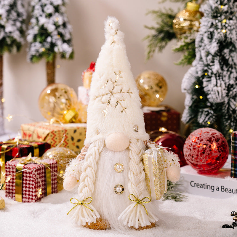 Xmas Plush Gift Light - Festive LED Christmas Doll | USB Rechargeable Holiday Decor & Plush Night Light