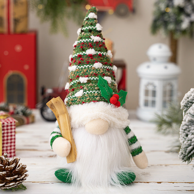 Xmas Plush Gift Light - Festive LED Christmas Doll | USB Rechargeable Holiday Decor & Plush Night Light