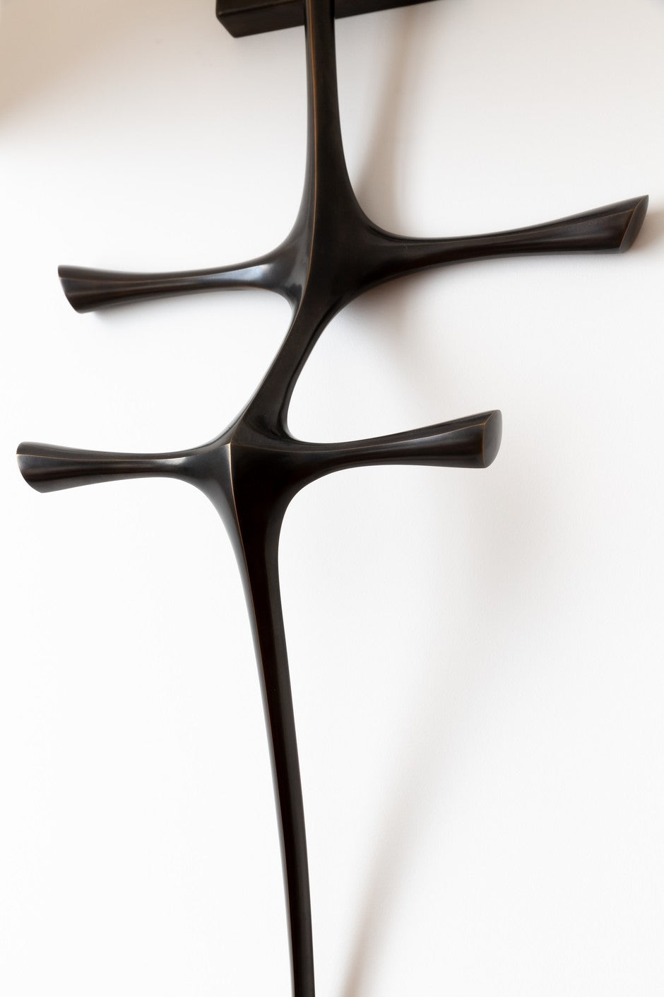 Yali Wall Lamp - Grand 36" Polished Brass Sconce | Contemporary 2-Light Fabric Shade Wall Light