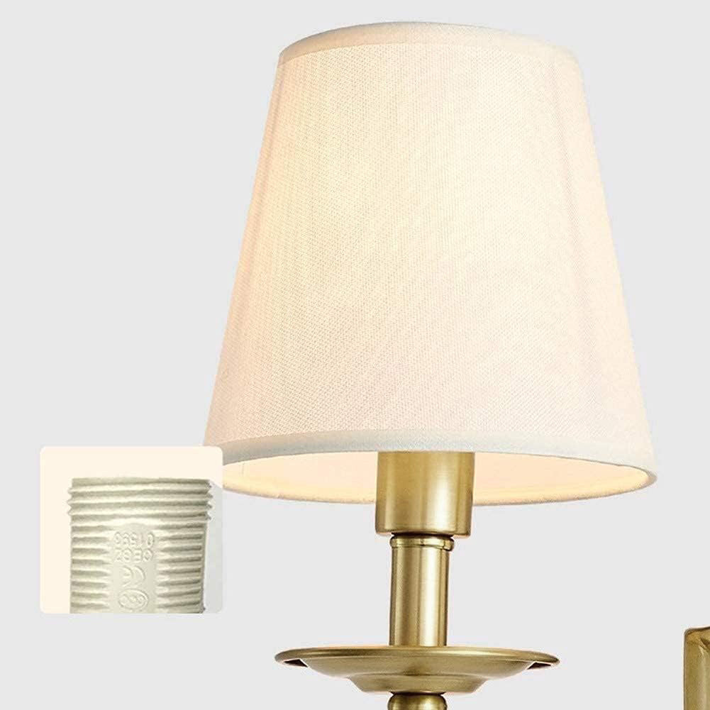 Yorktown Wall Lamp - Classic Dutch-Inspired 2-Light Sconce | Elegant Brass & Fabric Wall Light