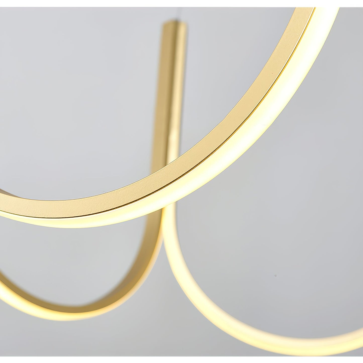 You LED Chandelier - Modern U-Shape Minimalist Pendant | 7-Light Integrated LED Dining Chandelier