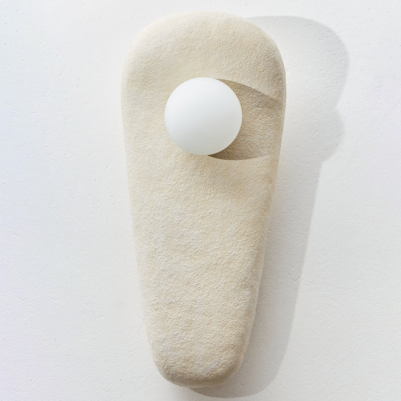 Zakohani Wall Lamp - Artistic Resin & Glass Sconce | Modern 15" Sculptural Wall Light