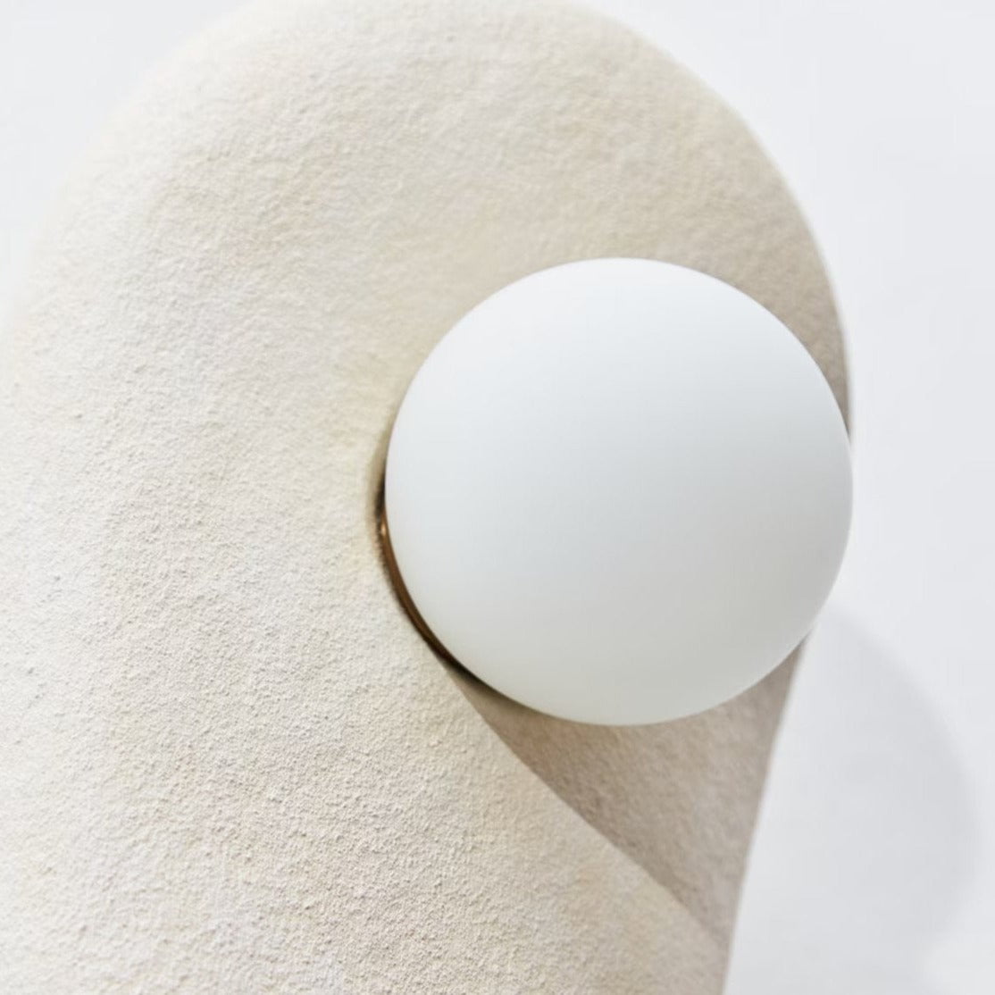 Zakohani Wall Lamp - Artistic Resin & Glass Sconce | Modern 15" Sculptural Wall Light