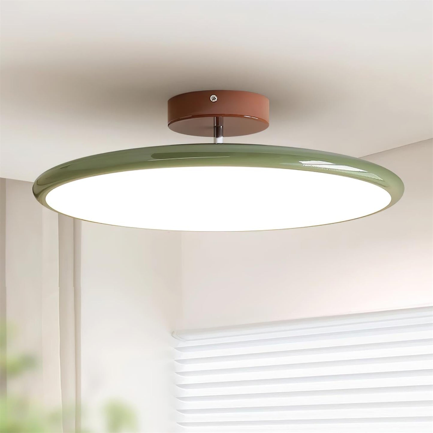 Zayn Ceiling Lamp - Ultra-Slim Floating Disc LED Flush Mount | TRIAC Warm Dimming Acrylic Ceiling Light
