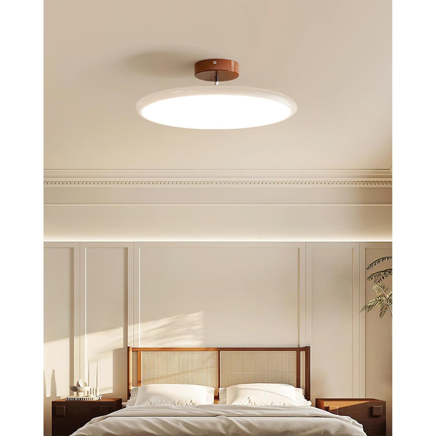 Zayn Ceiling Lamp - Ultra-Slim Floating Disc LED Flush Mount | TRIAC Warm Dimming Acrylic Ceiling Light