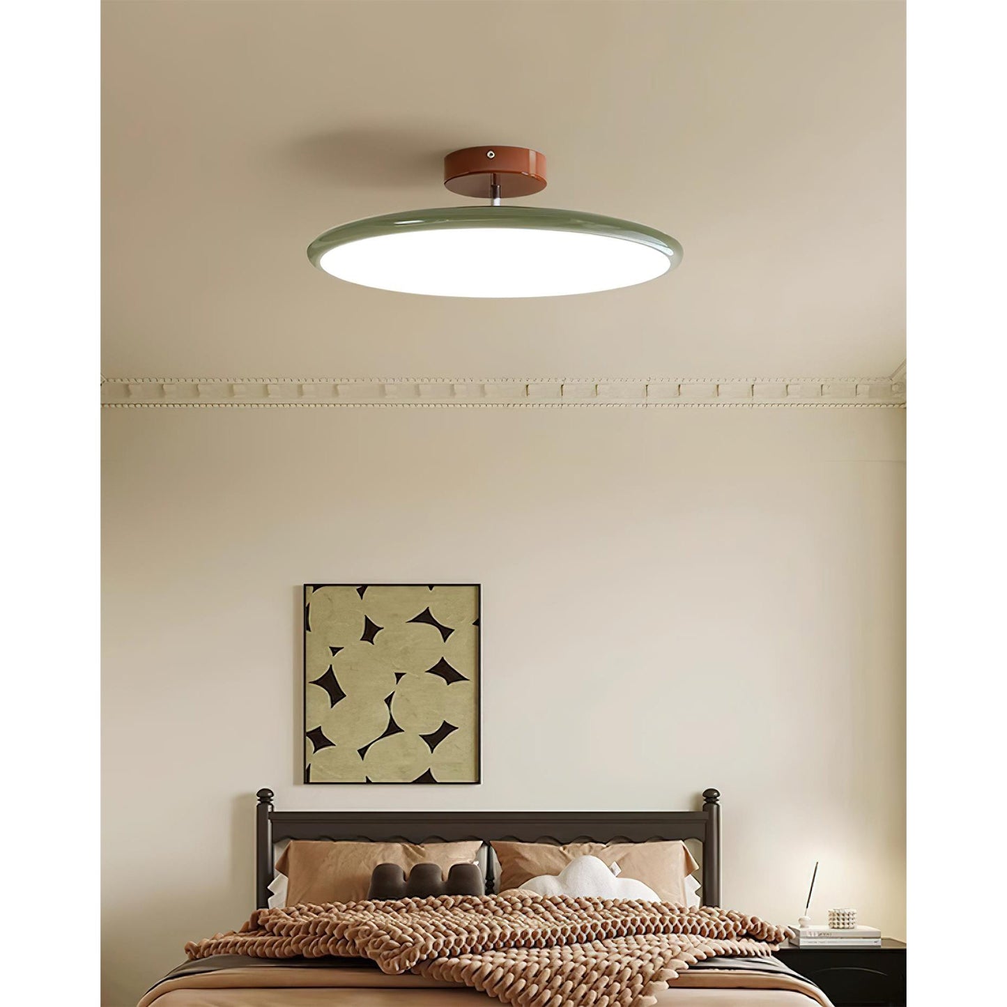 Zayn Ceiling Lamp - Ultra-Slim Floating Disc LED Flush Mount | TRIAC Warm Dimming Acrylic Ceiling Light