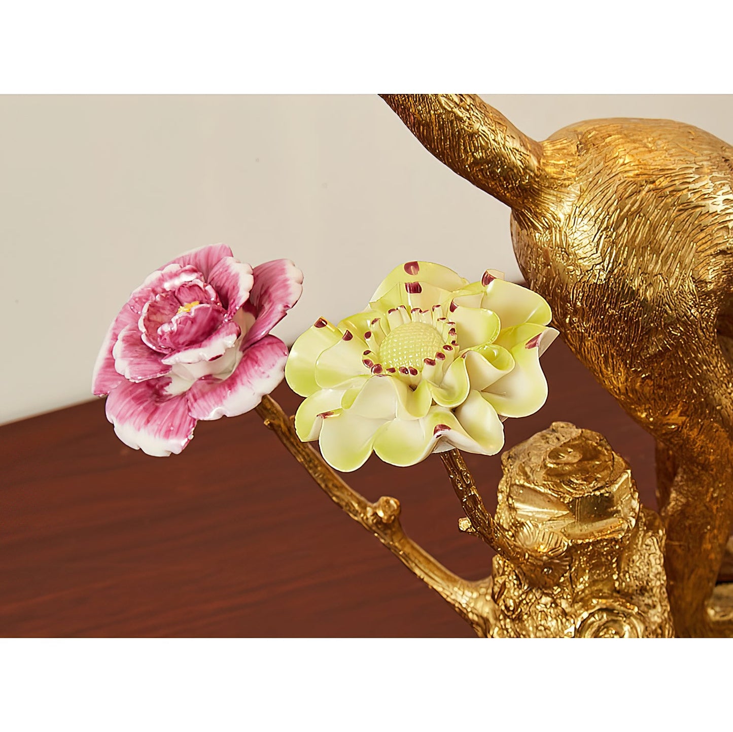 Zira Table Lamp - Luxury Brass & Crystal Bedside Light | Modern Elegant 22.8" Desk Lamp