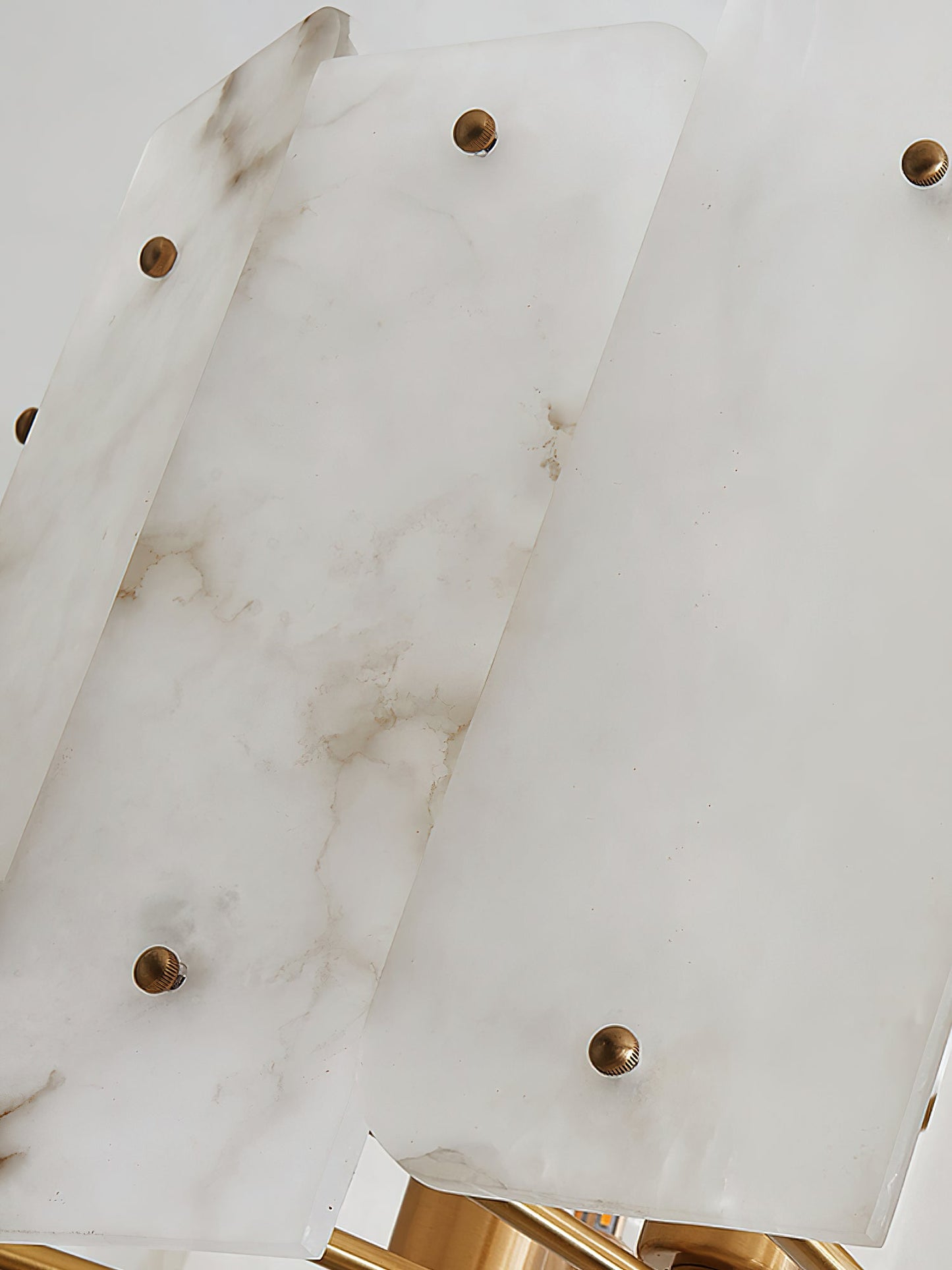 Zoe Tiered Alabaster Chandelier - Luxury Brass & White Petal Pendant | 5/10-Light Natural Stone Chandelier