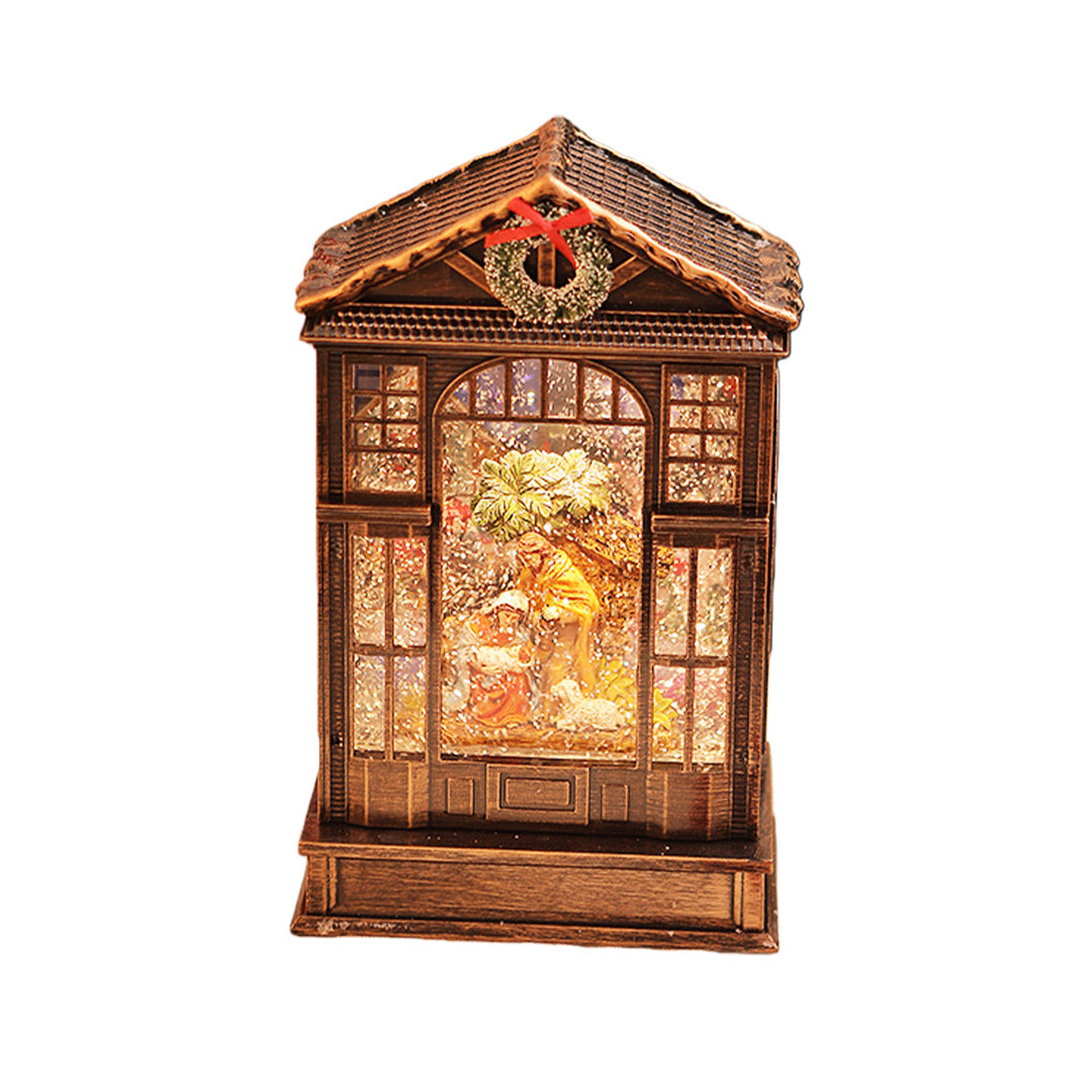 Christmas LED Ornament | Luxury Resin Night Light Holiday Decoration