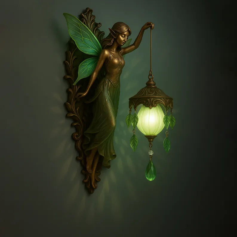 Myth Wall Lamp Collection - Handcrafted Mythological & Spiritual Figurine Sconces