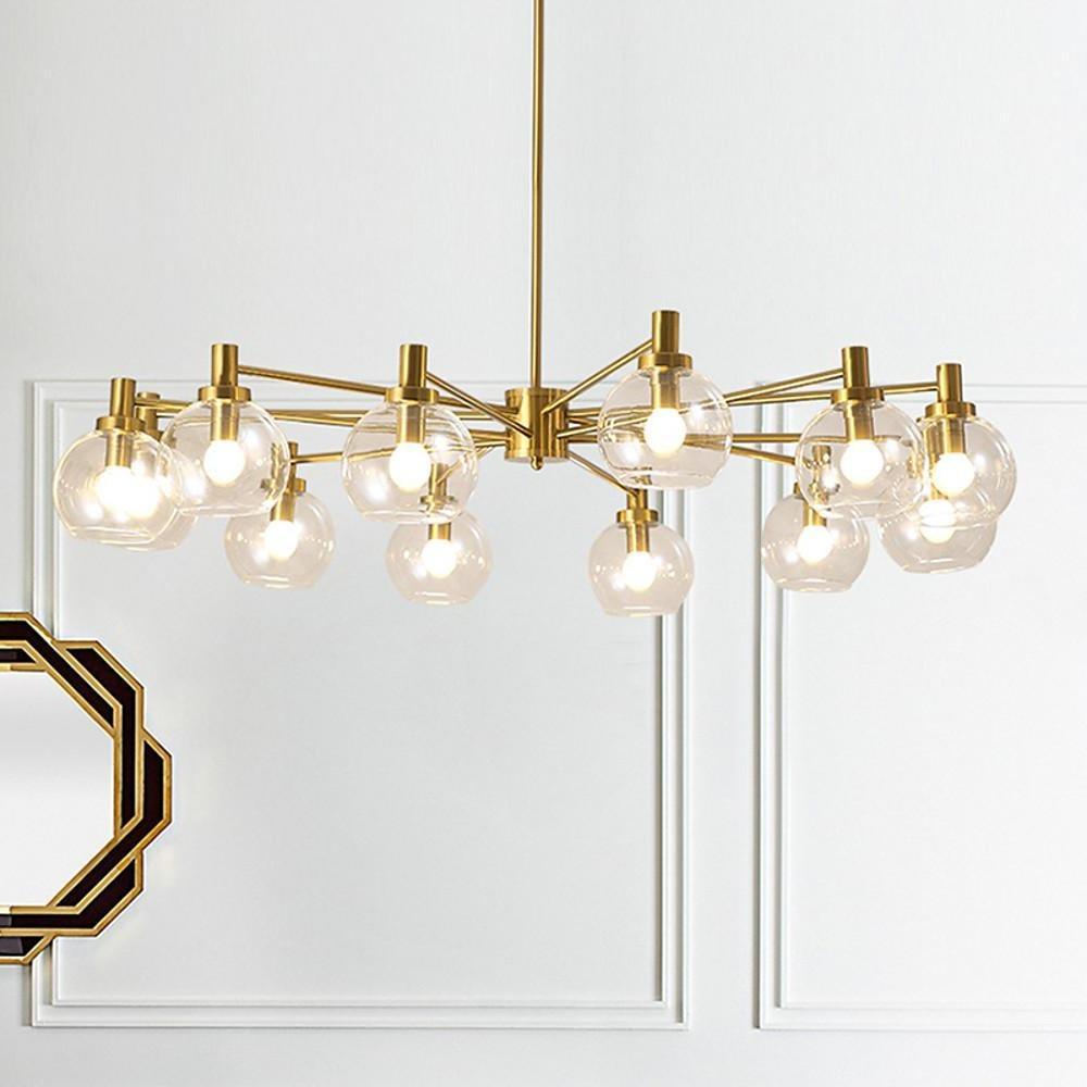 Sputnik Design LED Modern Ceiling Lights Semi-Flush Lighting Hanging Light
