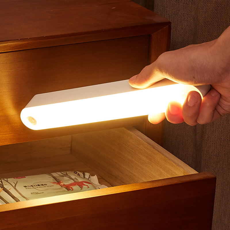 LED Smart Magnetic Human Body Sensor Light Set - Ultra-Thin Wireless Under Cabinet Sconce | Rechargeable Motion Sensor Closet Ligh