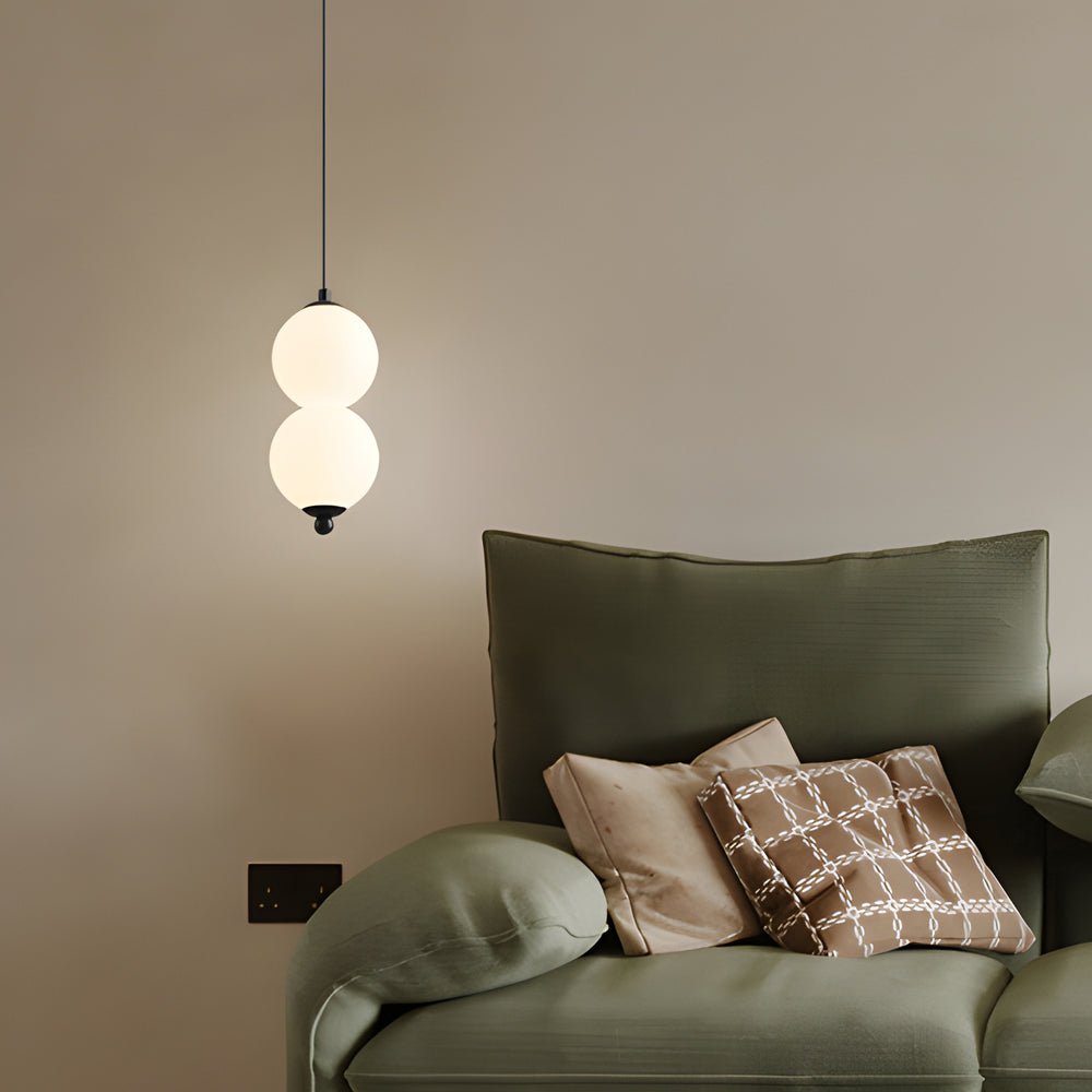 Modern Vertical Ball Pendant Lamp | Nordic String Orb LED Chandelier