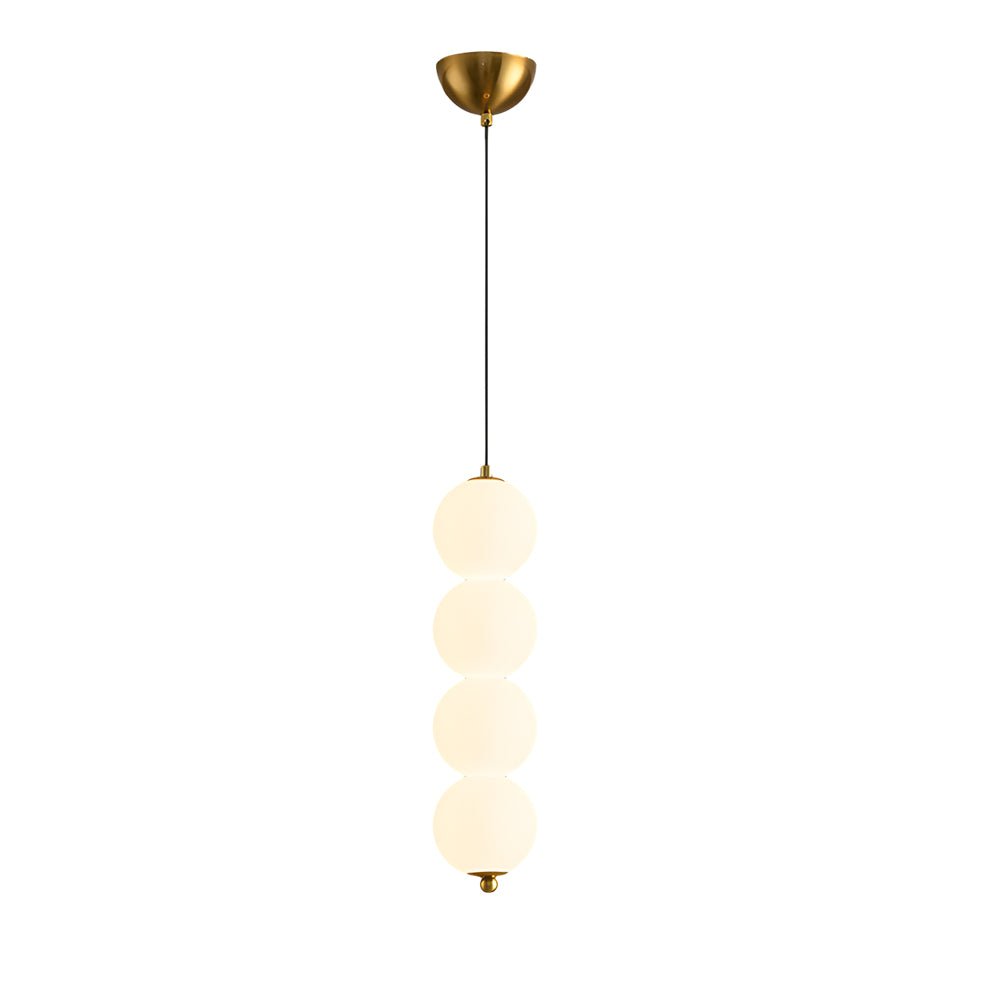Modern Vertical Ball Pendant Lamp | Nordic String Orb LED Chandelier