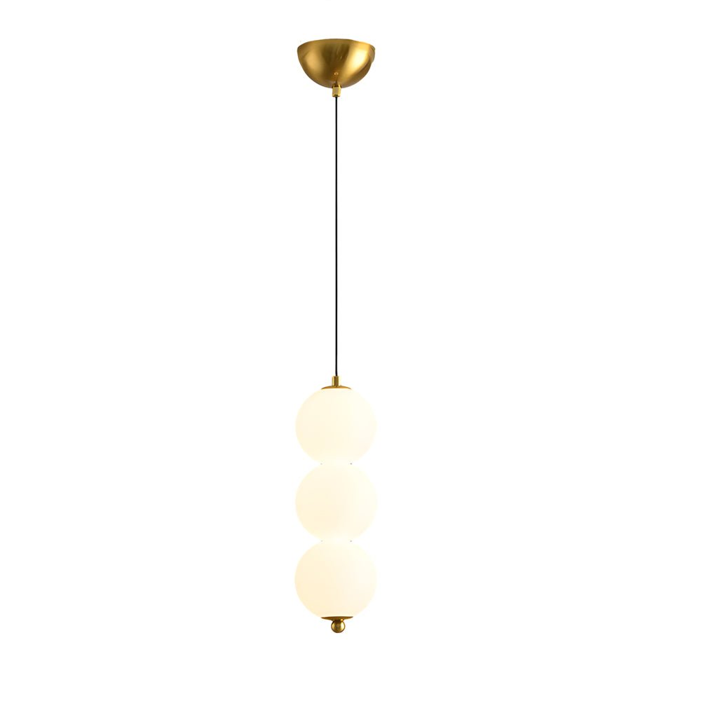 Modern Vertical Ball Pendant Lamp | Nordic String Orb LED Chandelier