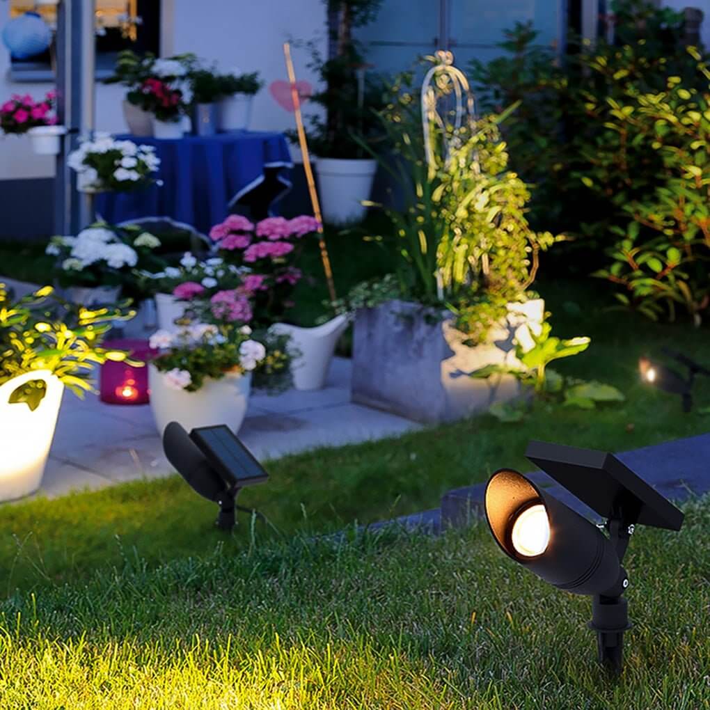 Solar & Hardwired Landscape Spotlight | Luxury Aluminum Outdoor Tree Light