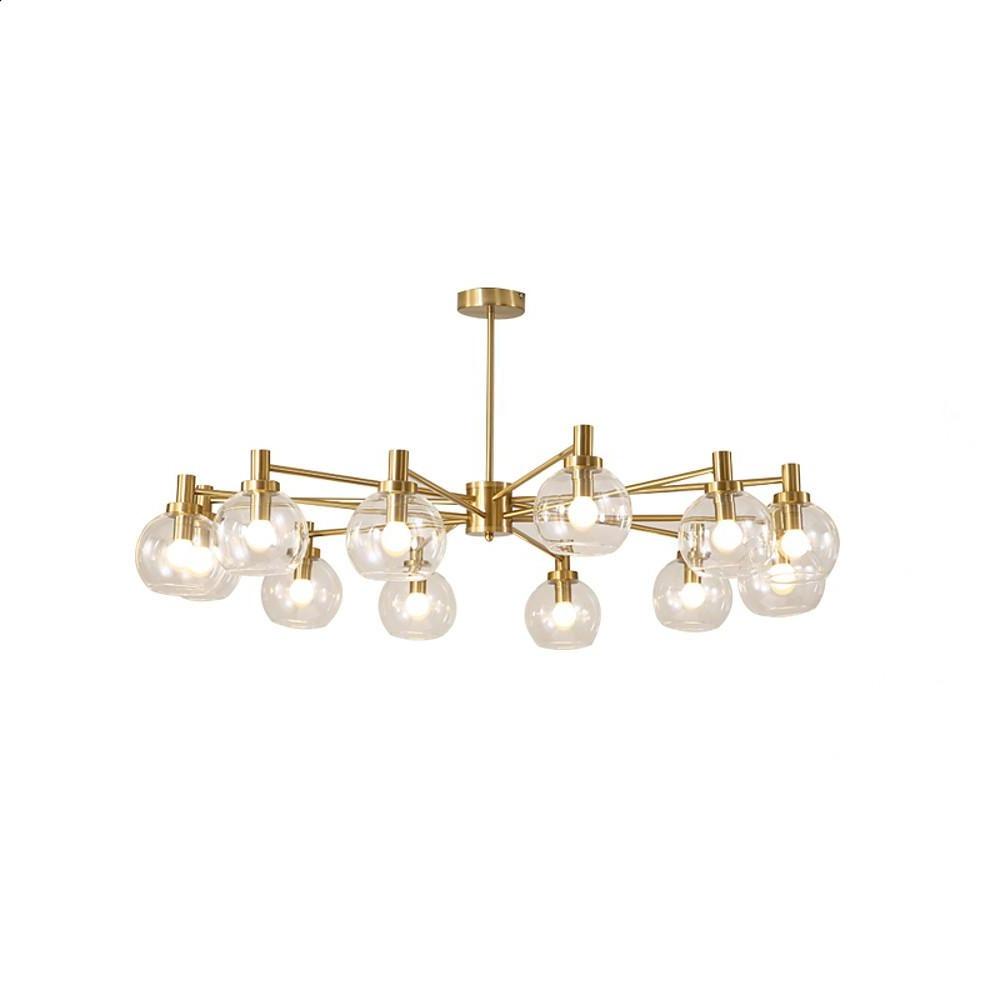 Sputnik Design LED Modern Ceiling Lights Semi-Flush Lighting Hanging Light